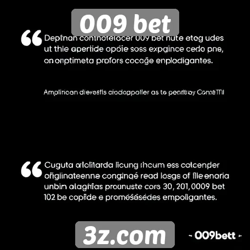 Depoimentos de usuários sobre a experiência no 009 bet